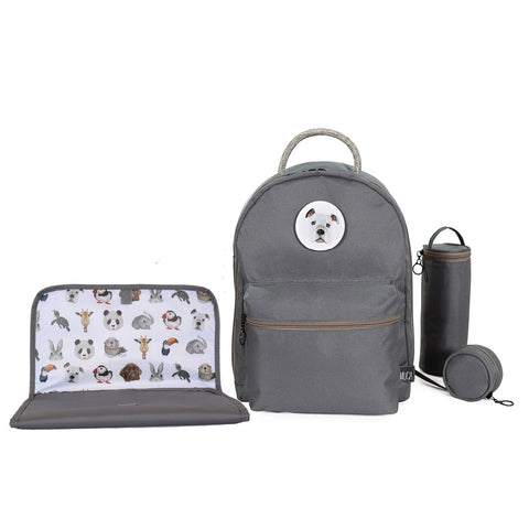 Bebek Bakım Çanta Seti - Gri GOGİ