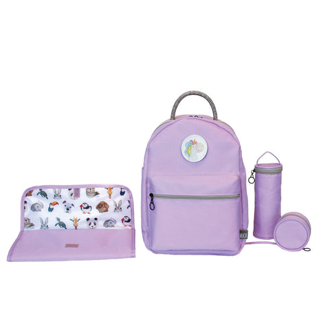 Bebek Bakım Çanta Seti - Lila GOGİ