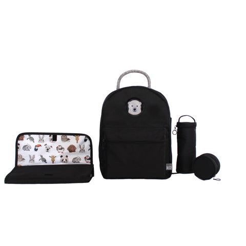 Bebek Bakım Çanta Seti - Siyah GOGİ