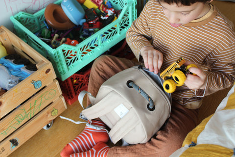 Çocuk Sırt Çantası - Bej MİNİ GOGİ