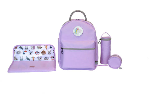 Diaper Backpack Set - Lilac GOGI