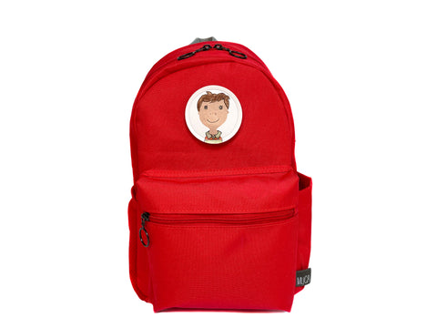 Kids School Backpack - Gogi Bloom Red