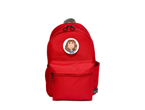 Kids School Backpack - Gogi Bloom Red