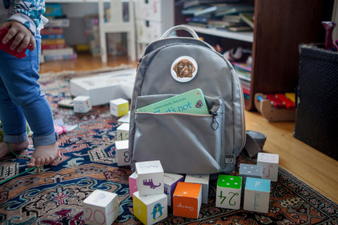 Bebek Bakım Çanta Seti - Gri GOGİ